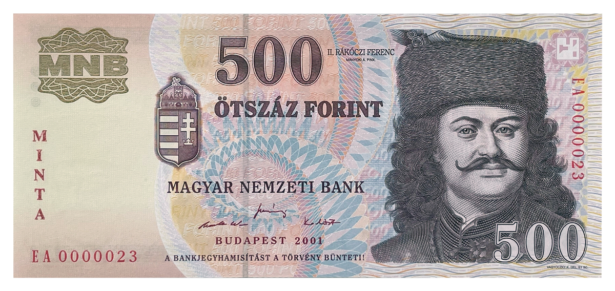 500 forint 2001